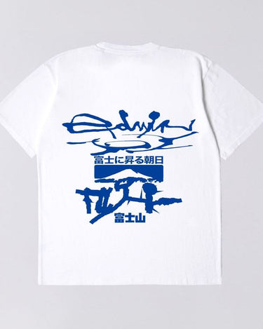 EDWIN MOUNT FUJI DUSK T - SHIRT - WHITE - KYOTO - EDWIN