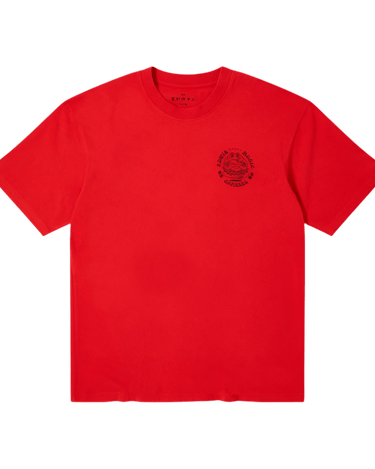 EDWIN MUSIC CHANNEL T - SHIRT - FIERY RED - KYOTO - EDWIN