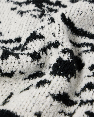 EDWIN PANKU SWEATER - WHITE/BLACK - KYOTO - EDWIN