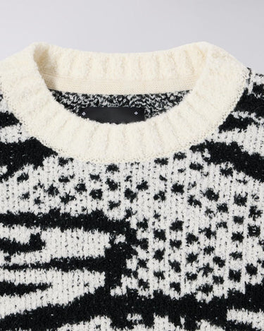 EDWIN PANKU SWEATER - WHITE/BLACK - KYOTO - EDWIN