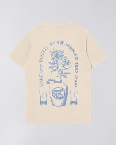 EDWIN SAKE AND ROSES T-shirt WHITECAP GRAY - KYOTO - EDWIN