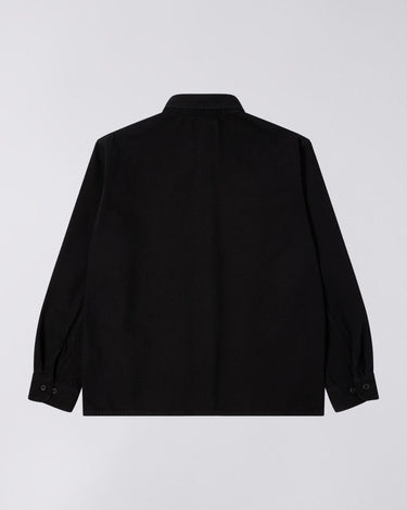 EDWIN Sebastian SHIRT LS - BLACK - KYOTO - EDWIN