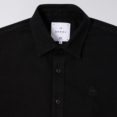 EDWIN Sebastian SHIRT LS - BLACK - KYOTO - EDWIN