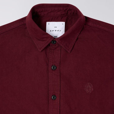 EDWIN Sebastian SHIRT LS - WINDSOR WINE - KYOTO - EDWIN