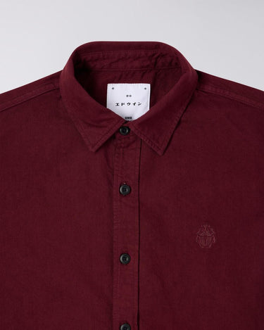 EDWIN Sebastian SHIRT LS - WINDSOR WINE - KYOTO - EDWIN