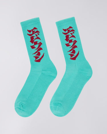 EDWIN Sweat Socks - Pool Blue - KYOTO - EDWIN