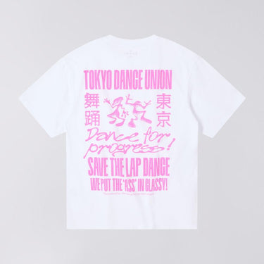 EDWIN TOKOY DANCE UNION T - SHIRT - WHITE - KYOTO - EDWIN