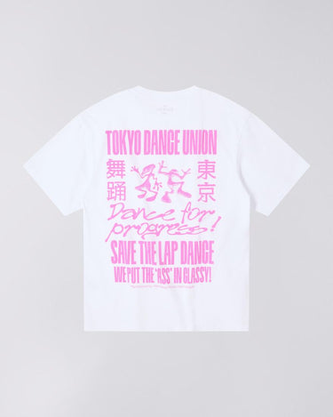 EDWIN TOKOY DANCE UNION T - SHIRT - WHITE - KYOTO - EDWIN