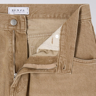 EDWIN Tyrell Pant - Beige, Amber Wash - KYOTO - EDWIN