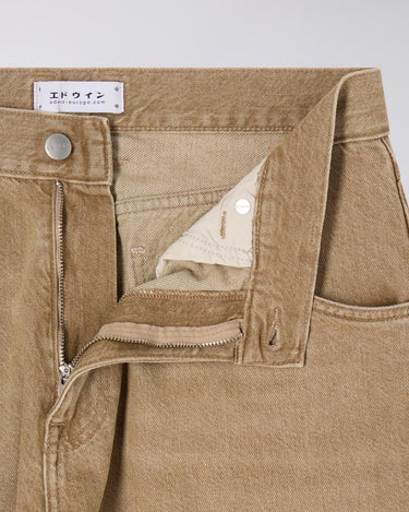 EDWIN Tyrell Pant - Beige, Amber Wash - KYOTO - EDWIN