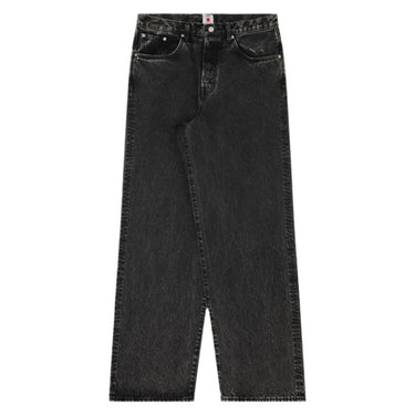 EDWIN WIDE Pant BLACK MID DARK USED - KYOTO - EDWIN