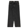 EDWIN WIDE Pant BLACK MID DARK USED - KYOTO - EDWIN