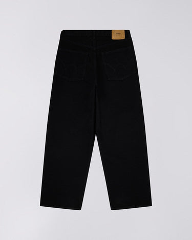 EDWIN Wide Pant - Black unwashed - KYOTO - EDWIN