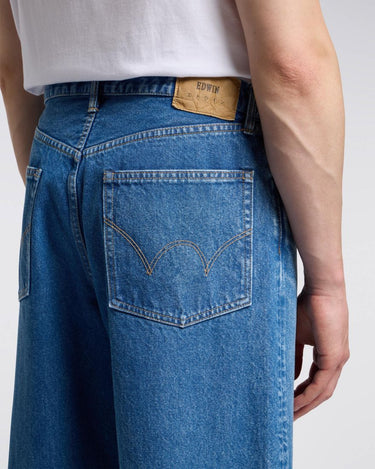 EDWIN WIDE PANT - BLUE - MID USED - KYOTO - EDWIN