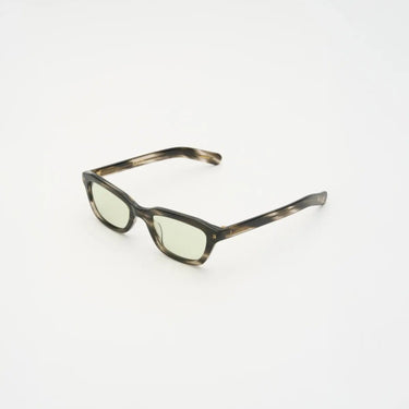 FLATLIST CLINT Grey Havana/Chill Out Green Lens sunglasses - KYOTO - FLATLIST