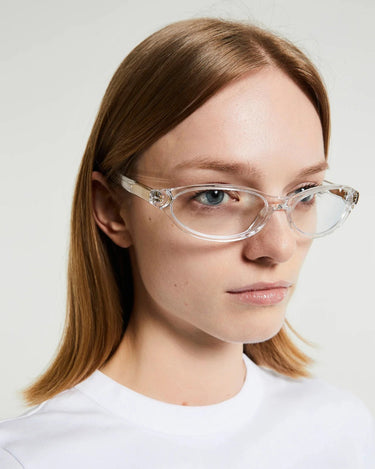 FLATLIST OLYMPIA Clear Crystal/Clear Lens sunglasses - KYOTO - FLATLIST