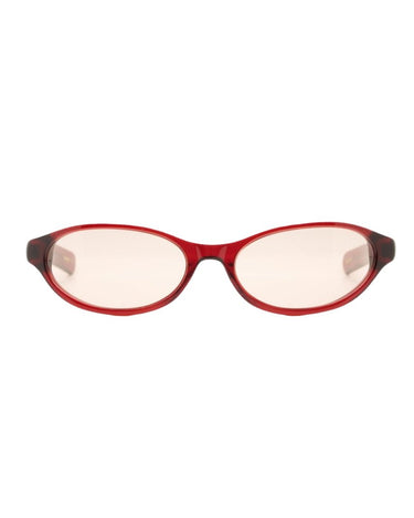 FLATLIST OLYMPIA Crystal Burgundy / Solid Peach sunglasses - KYOTO - FLATLIST