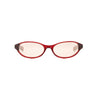 FLATLIST OLYMPIA Crystal Burgundy / Solid Peach sunglasses - KYOTO - FLATLIST
