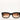FLATLIST PALMER Solid Black Brown / Gradient sunglasses - KYOTO - FLATLIST