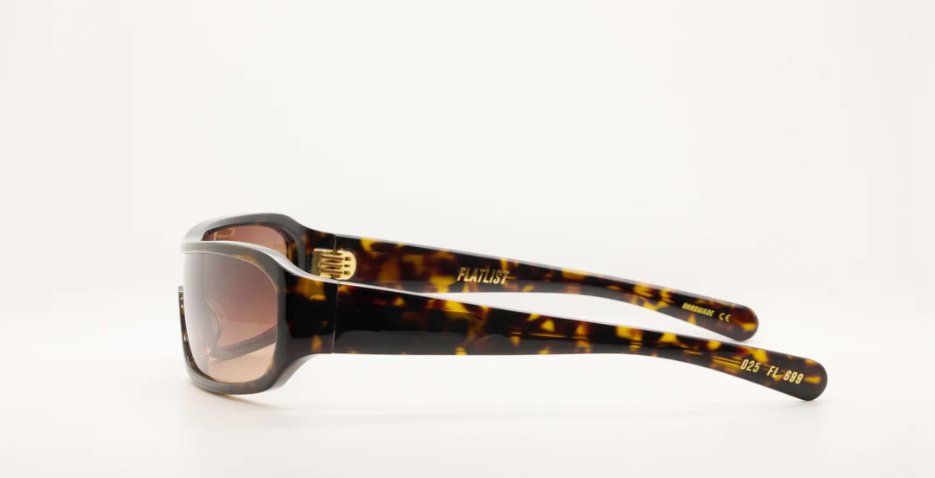 FLATLIST ZOE Dark Tortoise / Brown Gradient sunglasses - KYOTO - FLATLIST