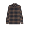Fred Perry BRUSHED TWILL TARTAN SHIRT Tobacco - KYOTO - Fred Perry