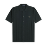 Fred Perry BUTTON THROUGH SS Polo NIGHT GREEN - KYOTO - Fred Perry