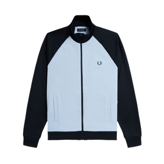 Fred Perry Contrast Sleeve Track Jacket Track Blue/Navy - KYOTO - Fred Perry