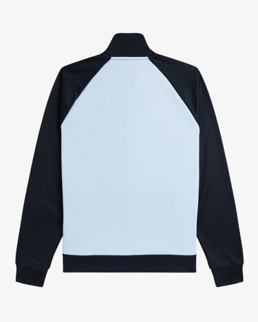Fred Perry Contrast Sleeve Track Jacket Track Blue/Navy - KYOTO - Fred Perry