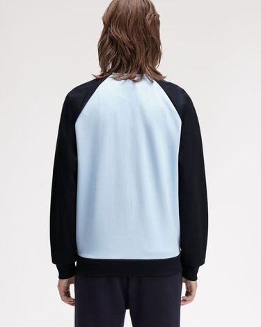 Fred Perry Contrast Sleeve Track Jacket Track Blue/Navy - KYOTO - Fred Perry