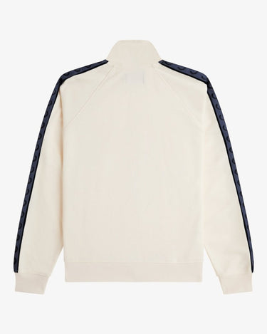 Fred Perry Contrast Tape Track Jacket ECRU/TENNIS BLUE - KYOTO - Fred Perry