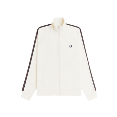 Fred Perry CONTRAST TAPE TRACK JACKET Tobacco - KYOTO - Fred Perry