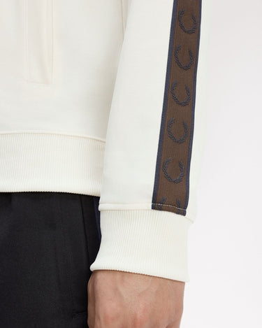 Fred Perry CONTRAST TAPE TRACK JACKET Tobacco - KYOTO - Fred Perry