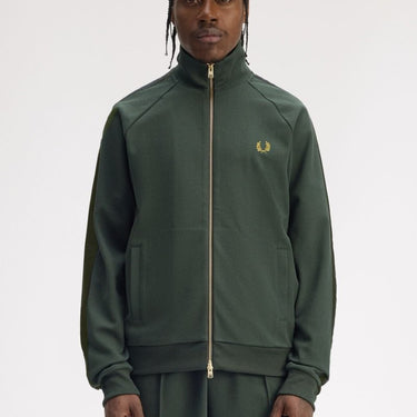 Fred Perry DASH TAPED TRACK JACKET Court Green - KYOTO - Fred Perry