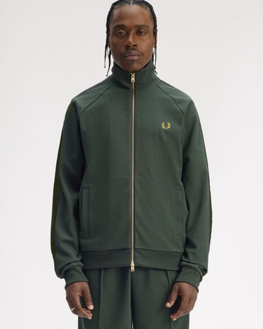 Fred Perry DASH TAPED TRACK JACKET Court Green - KYOTO - Fred Perry
