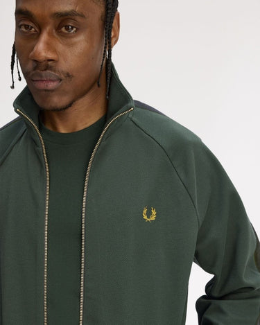 Fred Perry DASH TAPED TRACK JACKET Court Green - KYOTO - Fred Perry