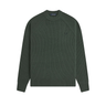 Fred Perry LAMBSWOOL RAGLAN JMPR Court Green - KYOTO - Fred Perry