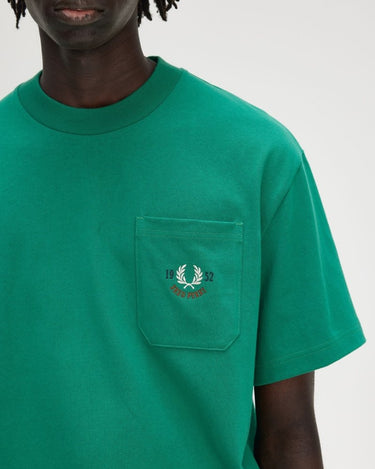 Fred Perry Relaxed 1952 - T-shirt LABEL GREEN - KYOTO - Fred Perry