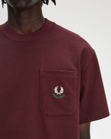 Fred Perry Relaxed 1952 - T-shirt OXBLOOD - KYOTO - Fred Perry