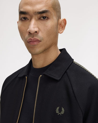 Fred Perry TENNIS GRIP TAPED TRK JKT Black - KYOTO - Fred Perry