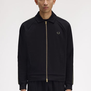 Fred Perry TENNIS GRIP TAPED TRK JKT Black - KYOTO - Fred Perry