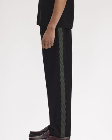 Fred Perry TENNIS GRIP TAPED TRK PANT Black - KYOTO - Fred Perry