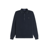 Fred Perry TEXTURED LS POLO Navy - KYOTO - Fred Perry