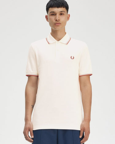 Fred Perry Twin Tipped polo Shirt beige - KYOTO - Fred Perry