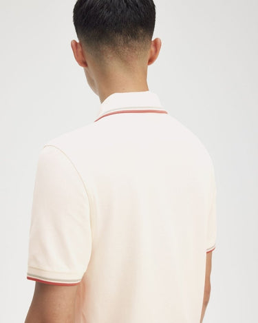 Fred Perry Twin Tipped polo Shirt beige - KYOTO - Fred Perry