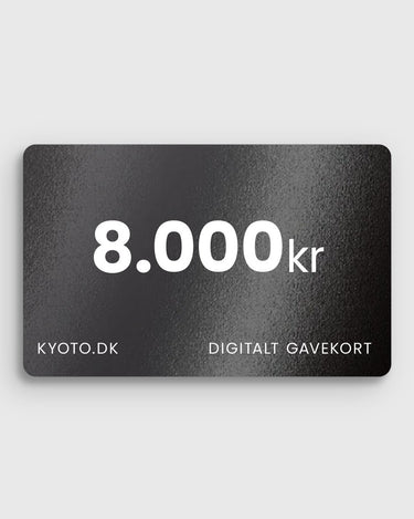Gavekort / Giftcard ONLY for webshop - KYOTO - Kyoto