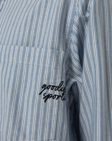 Goodies Sportiv BB OXFORD SHIRT BLUE/WHITE - KYOTO - Goodies Sportive