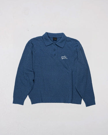Goodies Sportiv BLUE CACTUS POLO BLUE - KYOTO - Goodies Sportive