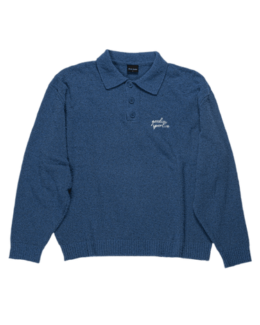 Goodies Sportiv BLUE CACTUS POLO BLUE - KYOTO - Goodies Sportive
