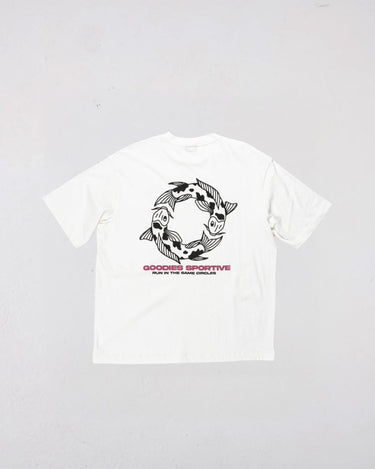 Goodies Sportiv CARP WHITE TEE - KYOTO - Goodies Sportive
