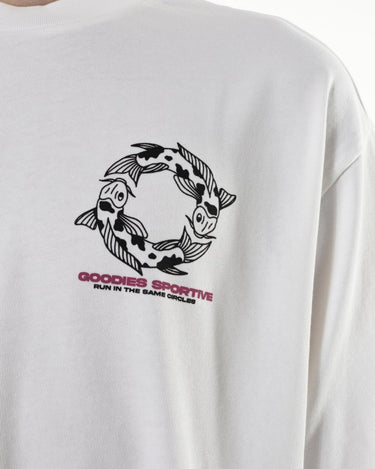 Goodies Sportiv CARP WHITE TEE - KYOTO - Goodies Sportive